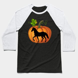 Horse in pumpkin Baseball T-Shirt